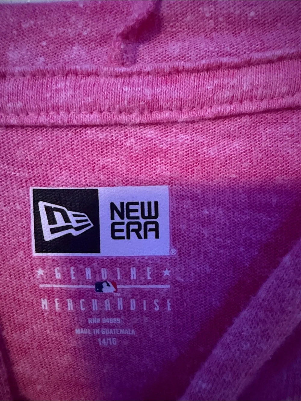 New Era Kids Phillies Pink Hoodie Sweatshirt